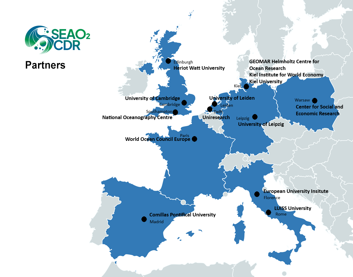 SEAO2-CDR Partner Locations map
